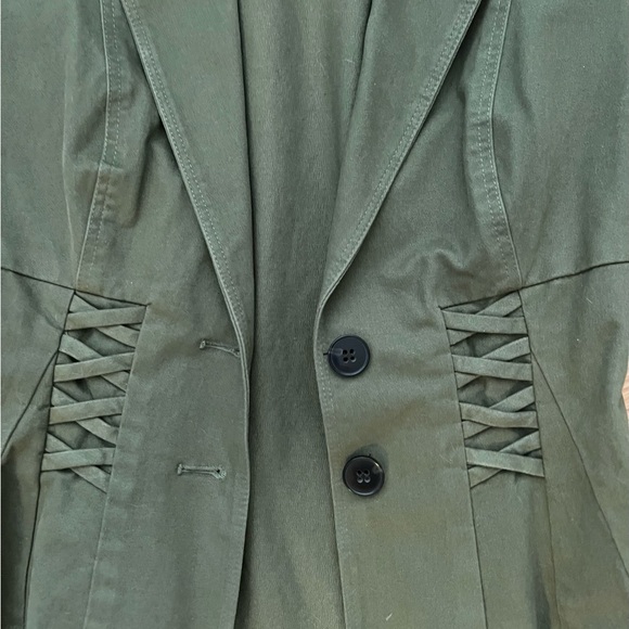 Intermix Army distressed blazer, never worn,  great find! - Picture 2 of 6